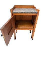 Art Deco Modernist Nightstand or Bedside Cabinet, 1920s